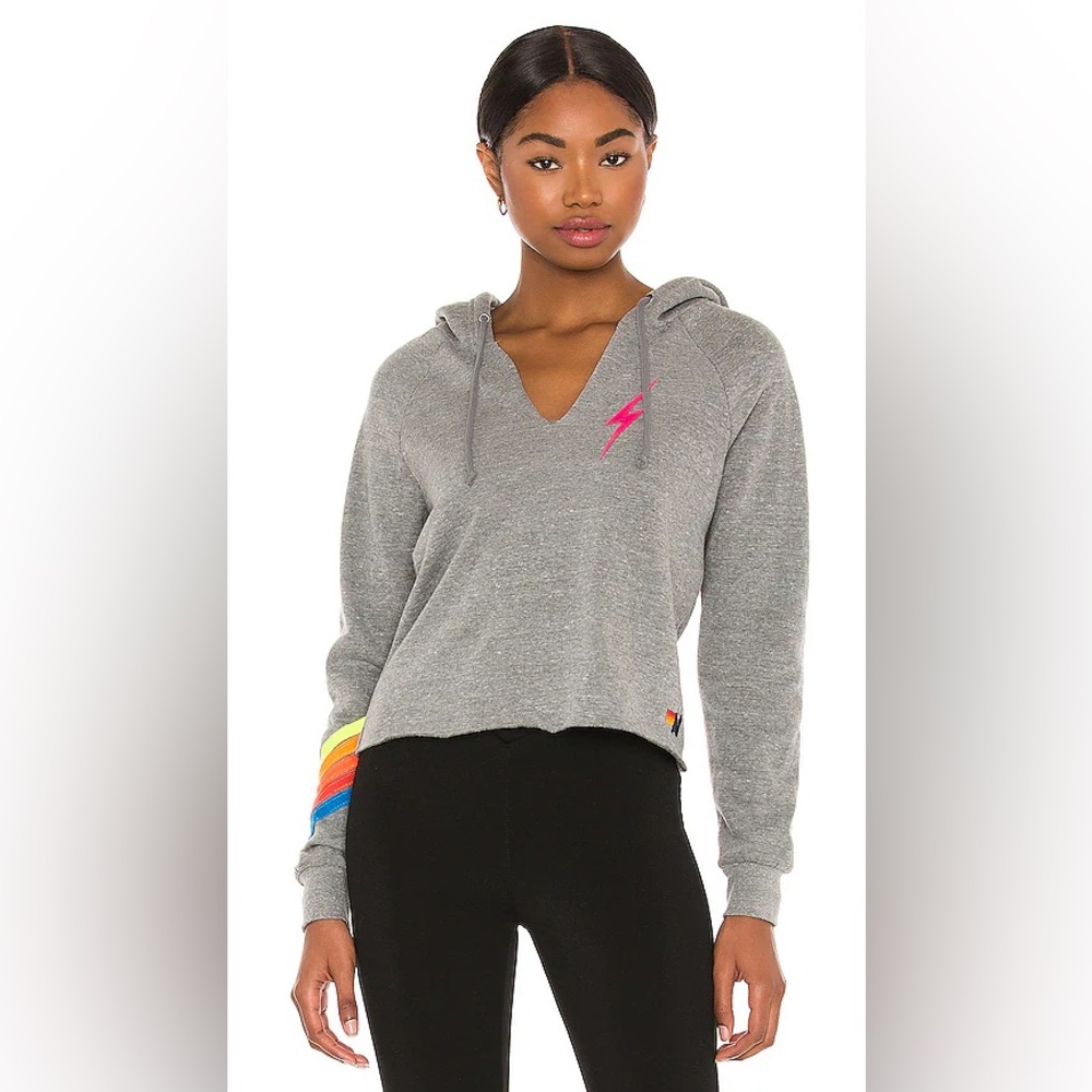 Aviator Nation Hand Dyed Sweatpant in Tie Dye Crystal Red // Size XS